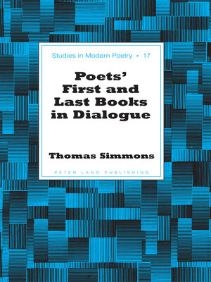 cover image of Poets First and Last Books in Dialogue